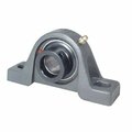 Peer Pillow Block Unit Cast Iron Standard Shaft Height With Wide Inner Ring Eccentric Locking Collar HCP206-19